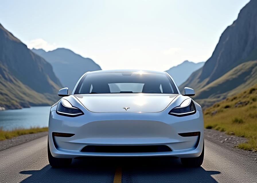 Tesla elektrisk bil Norge